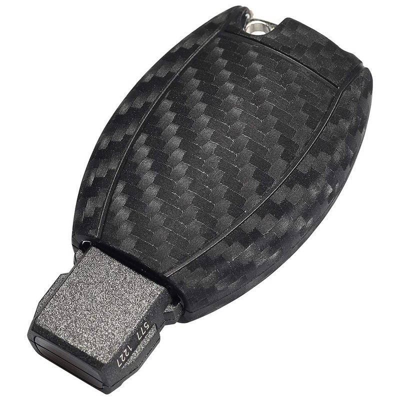 Lcyam Key Fob Cover Case Carbon Fiber Pattern for Mercedes Benz C E M S CLS CLK GLK GLC G Class CLA GLK350 GLA 250 C300 AMG 2019 GLC 300 - Image 2